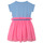 vaatteet Tytöt Lyhyt mekko Billieblush U12811-798 Sininen / Vaaleanpunainen