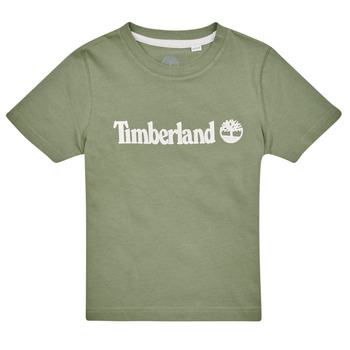 vaatteet Pojat Lyhythihainen t-paita Timberland T25T77 Khaki