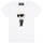 vaatteet Tytöt Lyhythihainen t-paita Karl Lagerfeld Z15418-10P-C Valkoinen
