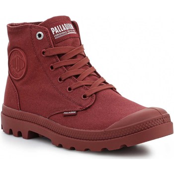 kengät Miehet Korkeavartiset tennarit Palladium Monokromivaha punainen 73089-658-M Punainen