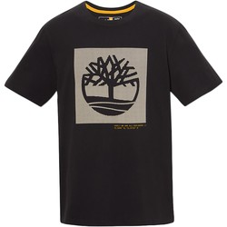vaatteet Miehet Lyhythihainen t-paita Timberland 196265 Musta