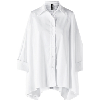 vaatteet Naiset Topit / Puserot Wendy Trendy Shirt 110236 - White Valkoinen
