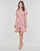 vaatteet Naiset Lyhyt mekko Only ONLOLIVIA S/S WRAP DRESS Vaaleanpunainen