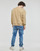 vaatteet Miehet Svetari Calvin Klein Jeans SHRUNKEN BADGE CREW NECK Beige