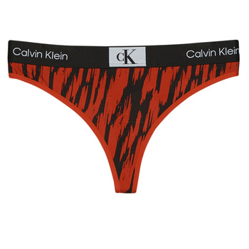 Alusvaatteet Naiset Stringit Calvin Klein Jeans MODERN THONG Musta / Punainen