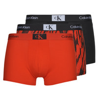Alusvaatteet Miehet Bokserit Calvin Klein Jeans TRUNK 3PK X3 Musta / Punainen