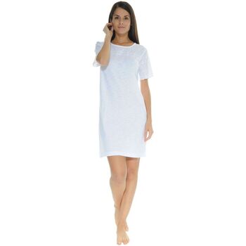 vaatteet Naiset pyjamat / yöpaidat Pilus OSCARINE Valkoinen
