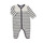 vaatteet Lapset pyjamat / yöpaidat Petit Bateau A06P501 Valkoinen / Laivastonsininen