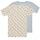 vaatteet Pojat Lyhythihainen t-paita Petit Bateau A074M00 X2 Monivärinen