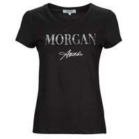 vaatteet Naiset Lyhythihainen t-paita Morgan DATTI Musta