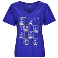 vaatteet Naiset Lyhythihainen t-paita One Step FW10001 Sininen