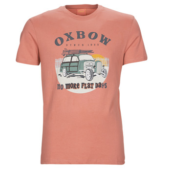 vaatteet Miehet Lyhythihainen t-paita Oxbow P1TONKY Vaaleanpunainen