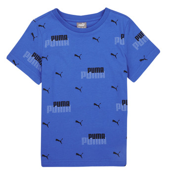 vaatteet Pojat Lyhythihainen t-paita Puma ESS+ LOGO POWER AOP Musta