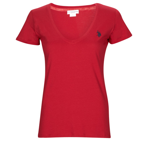 vaatteet Naiset Lyhythihainen t-paita U.S Polo Assn. BELL Viininpunainen