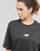 vaatteet Naiset Lyhythihainen t-paita New Balance Athletics 1/4 Zip Musta