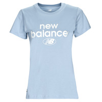 vaatteet Naiset Lyhythihainen t-paita New Balance Essentials Graphic Athletic Fit Short Sleeve Sininen