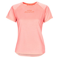 vaatteet Naiset Lyhythihainen t-paita New Balance Printed Impact Run Short Sleeve Vaaleanpunainen