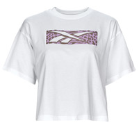 vaatteet Naiset Lyhythihainen t-paita Reebok Classic Graphic Tee -Modern Safari Valkoinen