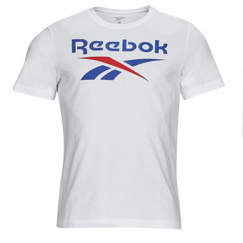 vaatteet Miehet Lyhythihainen t-paita Reebok Classic Big Logo Tee Valkoinen