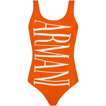 vaatteet Naiset Yksiosainen uimapuku Emporio Armani 262697 2R324 Oranssi