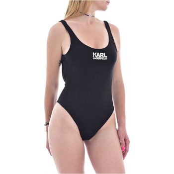 vaatteet Naiset Yksiosainen uimapuku Karl Lagerfeld KL22WOP17 Musta