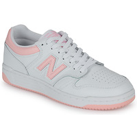 kengät Naiset Matalavartiset tennarit New Balance 480 Valkoinen / Vaaleanpunainen