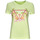 vaatteet Naiset Lyhythihainen t-paita Guess SS CN TRIANGLE FLOWERS TEE Vihreä