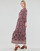 vaatteet Naiset Pitkä mekko Ikks BW30015 Vaaleanpunainen