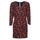 vaatteet Naiset Lyhyt mekko Ikks BW30255 Punainen / Musta