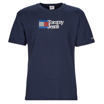 vaatteet Miehet Lyhythihainen t-paita Tommy Jeans TJM CLSC RWB CHEST LOGO TEE Laivastonsininen