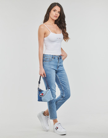 Tommy Jeans TJW BBY COLOR LINEAR STRAP TOP Valkoinen