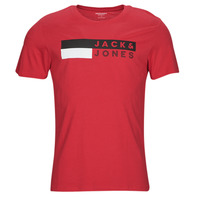 vaatteet Miehet Lyhythihainen t-paita Jack & Jones JJECORP LOGO TEE SS O-NECK Punainen