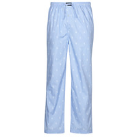 vaatteet pyjamat / yöpaidat Polo Ralph Lauren SLEEPWEAR-PJ PANT-SLEEP-BOTTOM Sininen / Taivaansininen / Valkoinen
