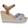 kengät Naiset Sandaalit ja avokkaat Tom Tailor 5390211 Sininen / Ruskea / Valkoinen