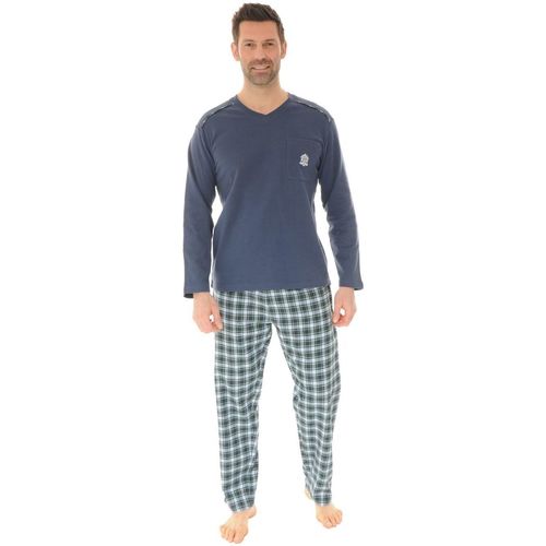 vaatteet Miehet pyjamat / yöpaidat Christian Cane SEYLAN Sininen