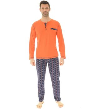 vaatteet Miehet pyjamat / yöpaidat Christian Cane SHAD Oranssi