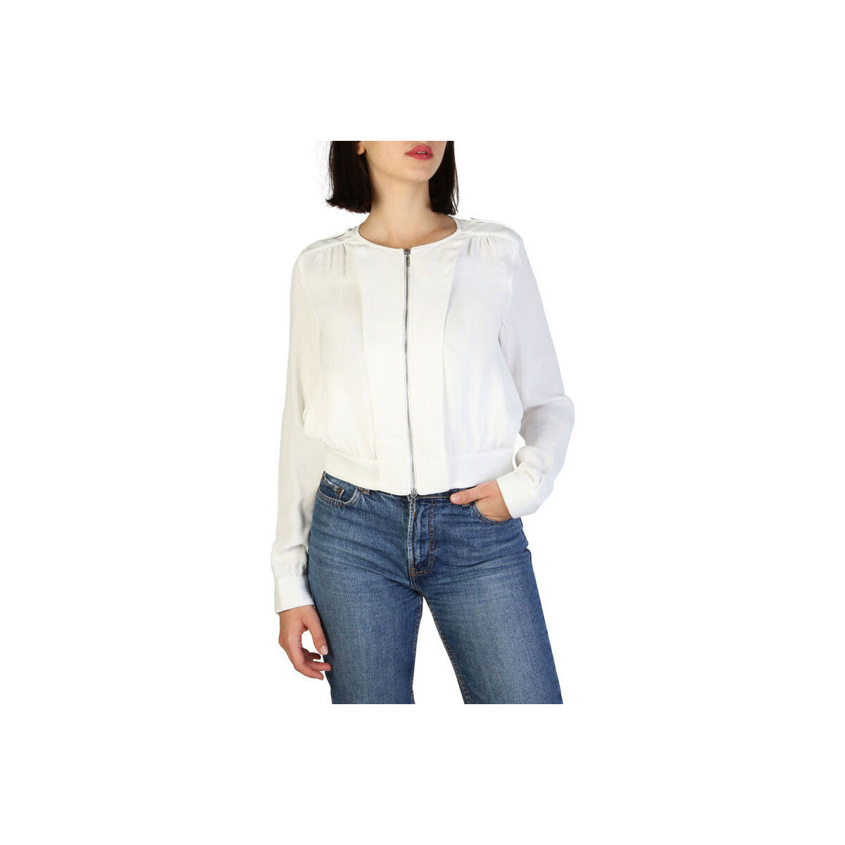 vaatteet Naiset Takit / Bleiserit Armani jeans - 3y5b54_5nyfz Valkoinen