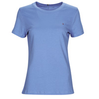 vaatteet Naiset Lyhythihainen t-paita Tommy Hilfiger NEW CREW NECK TEE Sininen