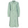 vaatteet Naiset Lyhyt mekko Tommy Hilfiger ORG CO STRIPE MIDI SHIRT-DRESS Valkoinen / Vihreä