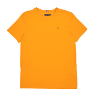 vaatteet Pojat Lyhythihainen t-paita Tommy Hilfiger ESSENTIAL COTTON Keltainen