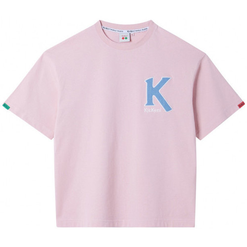vaatteet T-paidat & Poolot Kickers Big K T-shirt Vaaleanpunainen