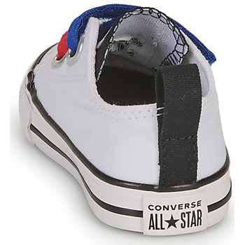 Converse INFANT CONVERSE CHUCK TAYLOR ALL STAR 2V EASY-ON SUMMER TWILL LO Valkoinen / Sininen / Punainen
