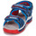 kengät Pojat Sandaalit ja avokkaat Geox J SANDAL ANDROID BOY Sininen / Punainen