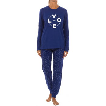 vaatteet Naiset pyjamat / yöpaidat Kisses And Love KL45184 Sininen