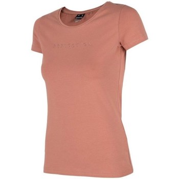 vaatteet Naiset Lyhythihainen t-paita 4F TSD029 Ruskea