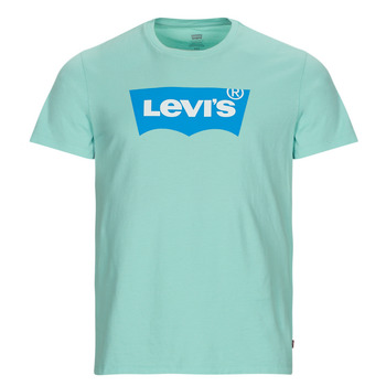 vaatteet Miehet Lyhythihainen t-paita Levi's GRAPHIC CREWNECK TEE Sininen