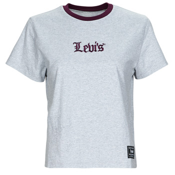vaatteet Naiset Lyhythihainen t-paita Levi's GRAPHIC CLASSIC TEE Harmaa
