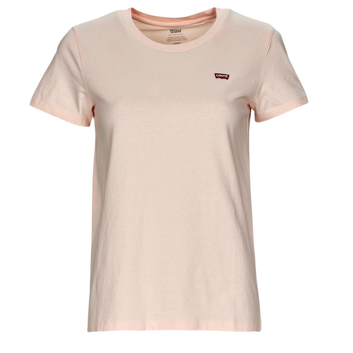 vaatteet Naiset Lyhythihainen t-paita Levi's PERFECT TEE Vaaleanpunainen