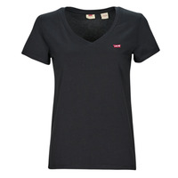 vaatteet Naiset Lyhythihainen t-paita Levi's PERFECT VNECK Musta / sininen / punainen