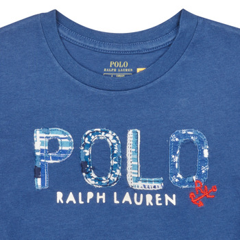 Polo Ralph Lauren SS POLO TEE-KNIT SHIRTS-T-SHIRT Sininen